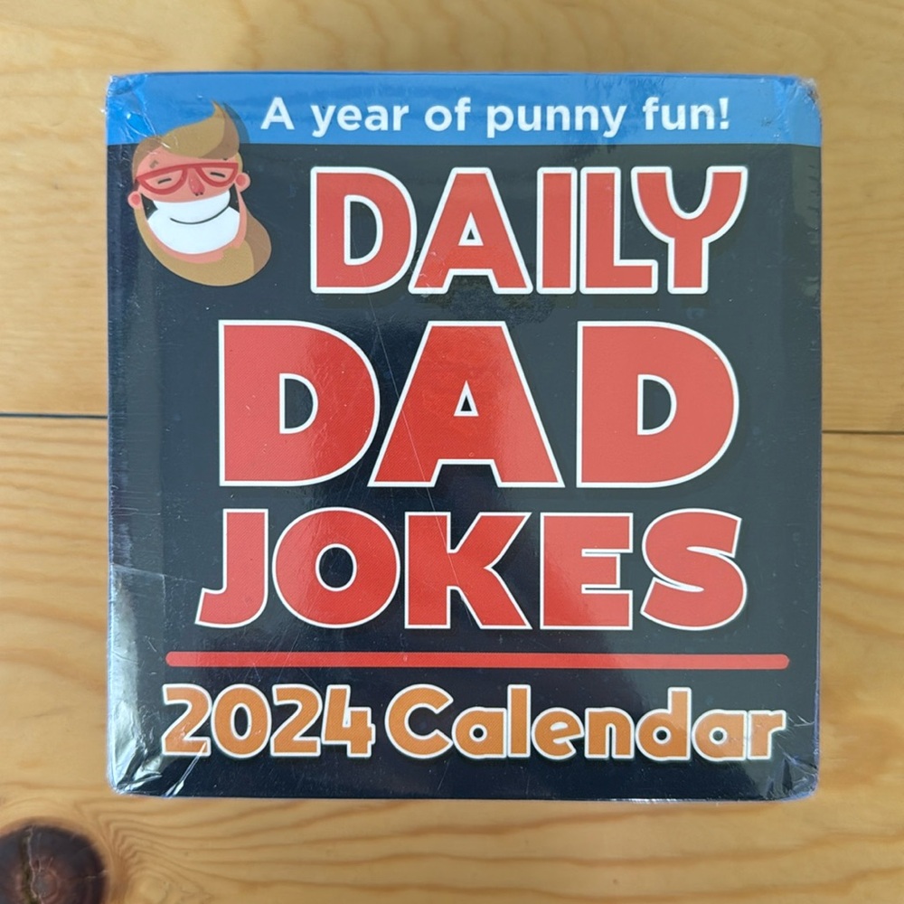 NWT Daily Calendar 2024 - Dad Jokes themed